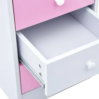 Bureau pour enfants Inclinable Rose et blanc