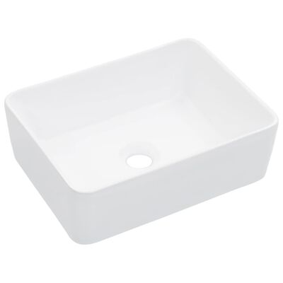 Lavabo 40x30x13 cm Céramique Blanc