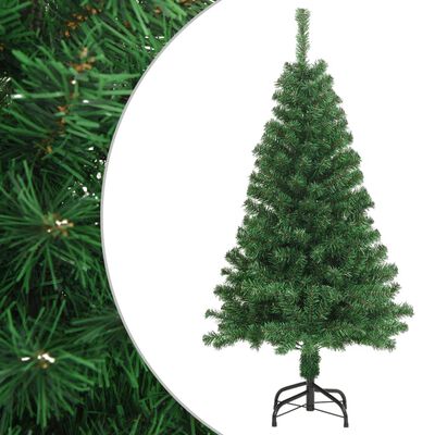 Arbre de Noël artificiel avec branches épaisses vert 150 cm PVC