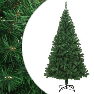 Arbre de Noël artificiel avec branches épaisses vert 180 cm PVC