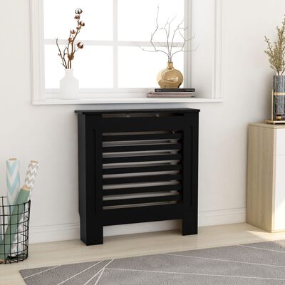 Cache-radiateur MDF Noir 78 cm