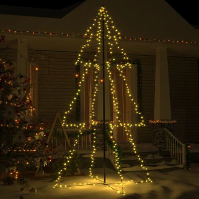 Arbre de Noël cône 300 LED d'intérieur/d'extérieur 120x220 cm