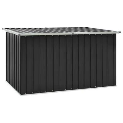 Boîte de rangement de jardin Anthracite 171x99x93 cm