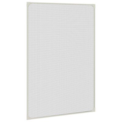 Moustiquaire magnétique pour fenêtres blanc 80x120 cm