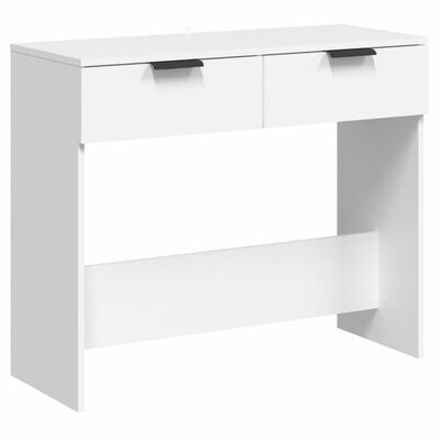 Table console Blanc 90x36x75 cm Bois d'ingénierie 20 % de remise