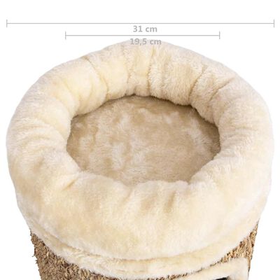 Maison pour chat avec coussin de luxe 33 cm Herbiers marins