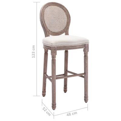 Lot de 2 Tabourets de Bar, Chaise de Pub, Siège de Bistrot, Meuble de Salle à Manger Cuisine Salon Maison Intérieur